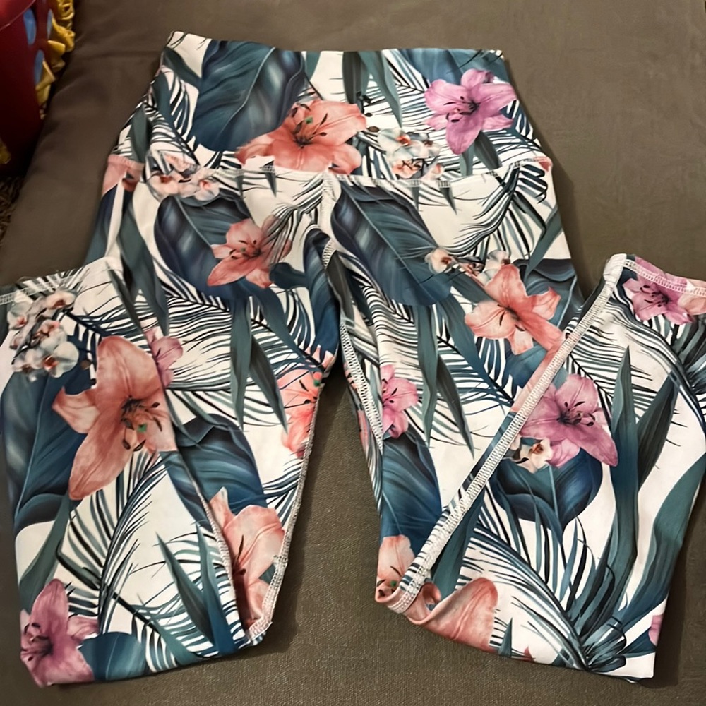 Floral leggings